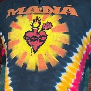 Shirts Vintage Mana Revolucin De Amor 202 Tour Tie Dye Shirt